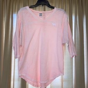 PINK Victoria’s Secret JERSEY V Neck shirt
